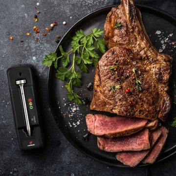 LANDMANN Grillthermometer, bis 500 °C Steaks Digital Smoker BBQ