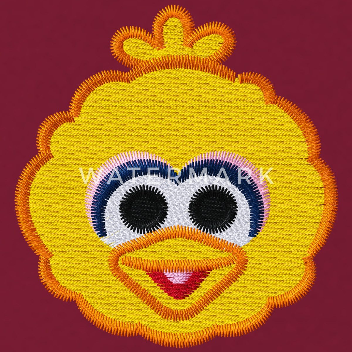 Spreadshirt Hoodie Sesamstraße Bibo Als Stickmotiv Unisex Hoodie (1-tlg)