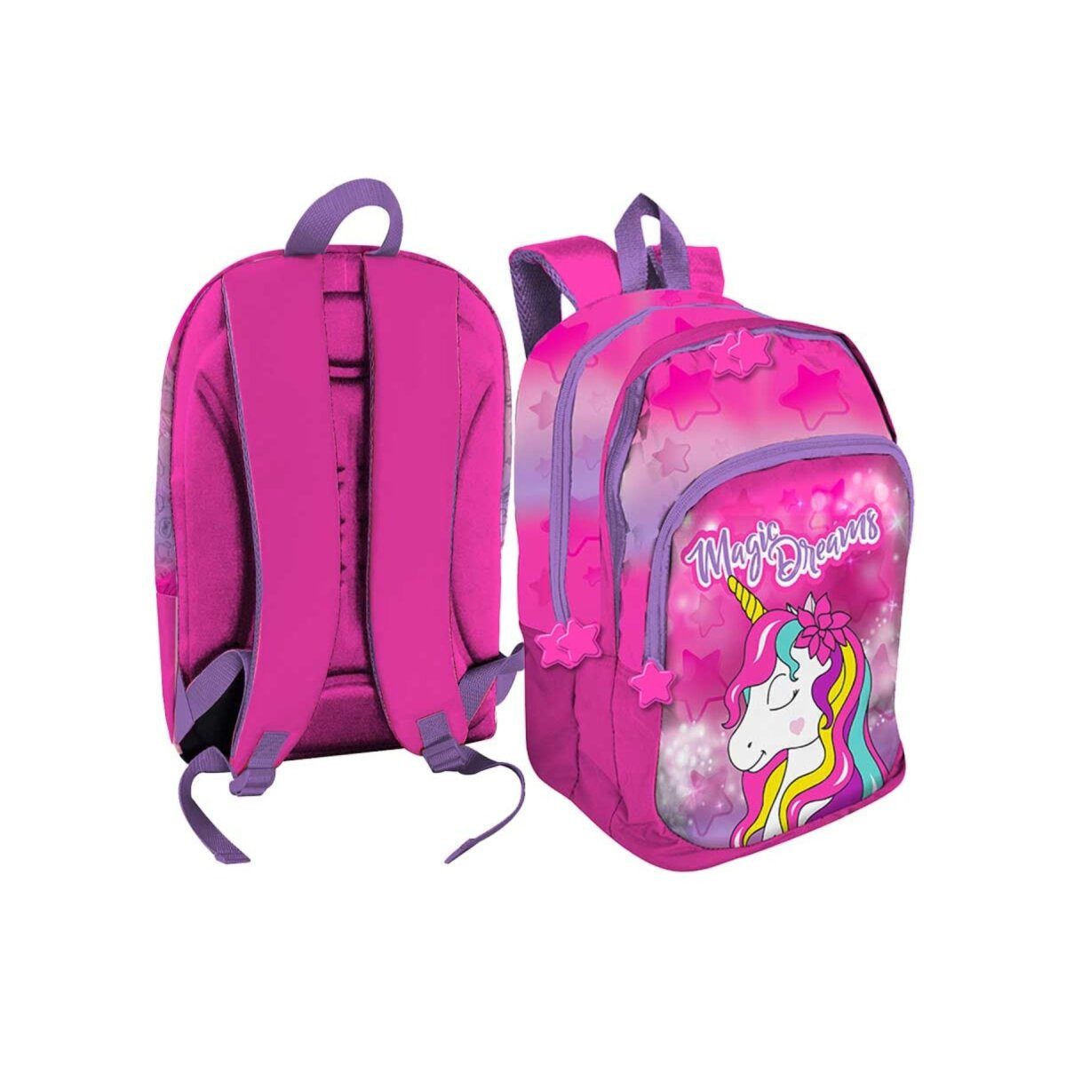 Kinderrucksack Unicorn Rucksack Bunter Schultasche für Kinder im Einhorn-Stil
