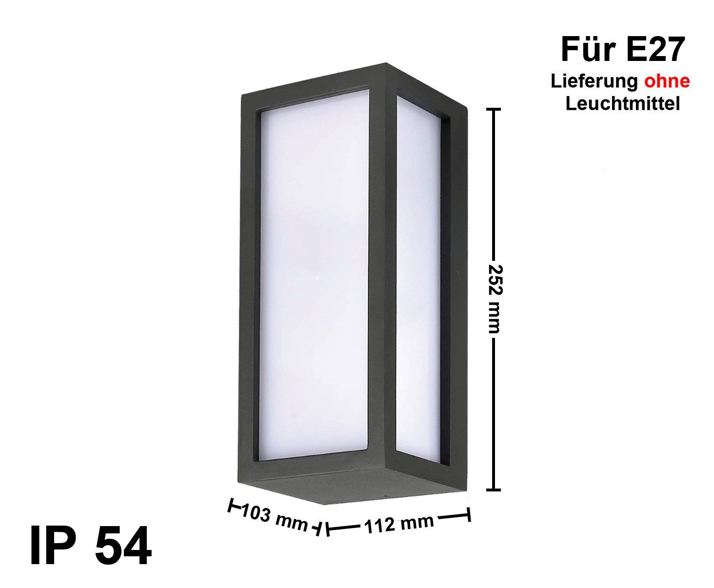 G&L Außen-Wandleuchte Außenwandlampe aus Aluminium mit günstig online kaufen