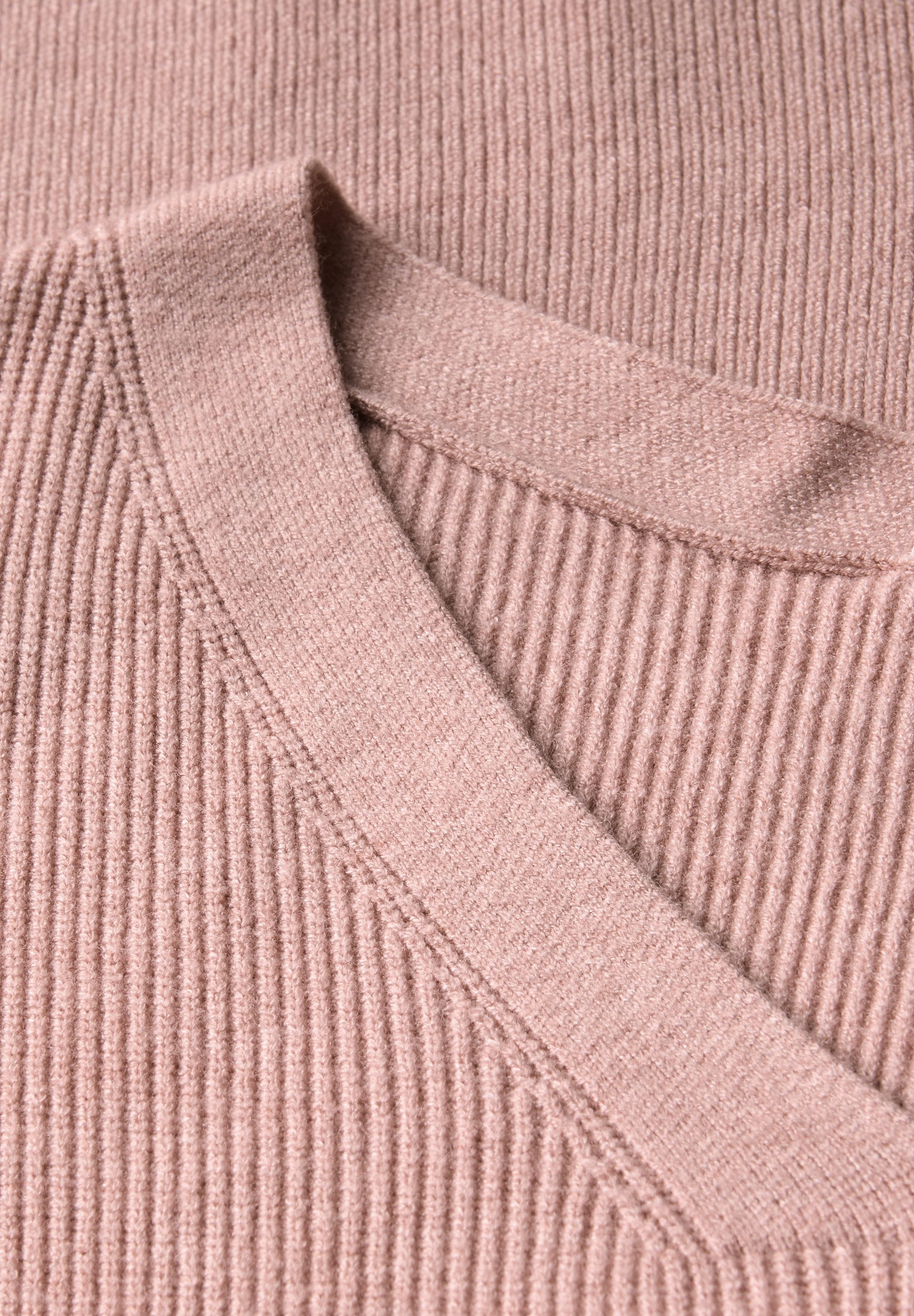 STREET ONE Strickpullover aus softem Materialmix