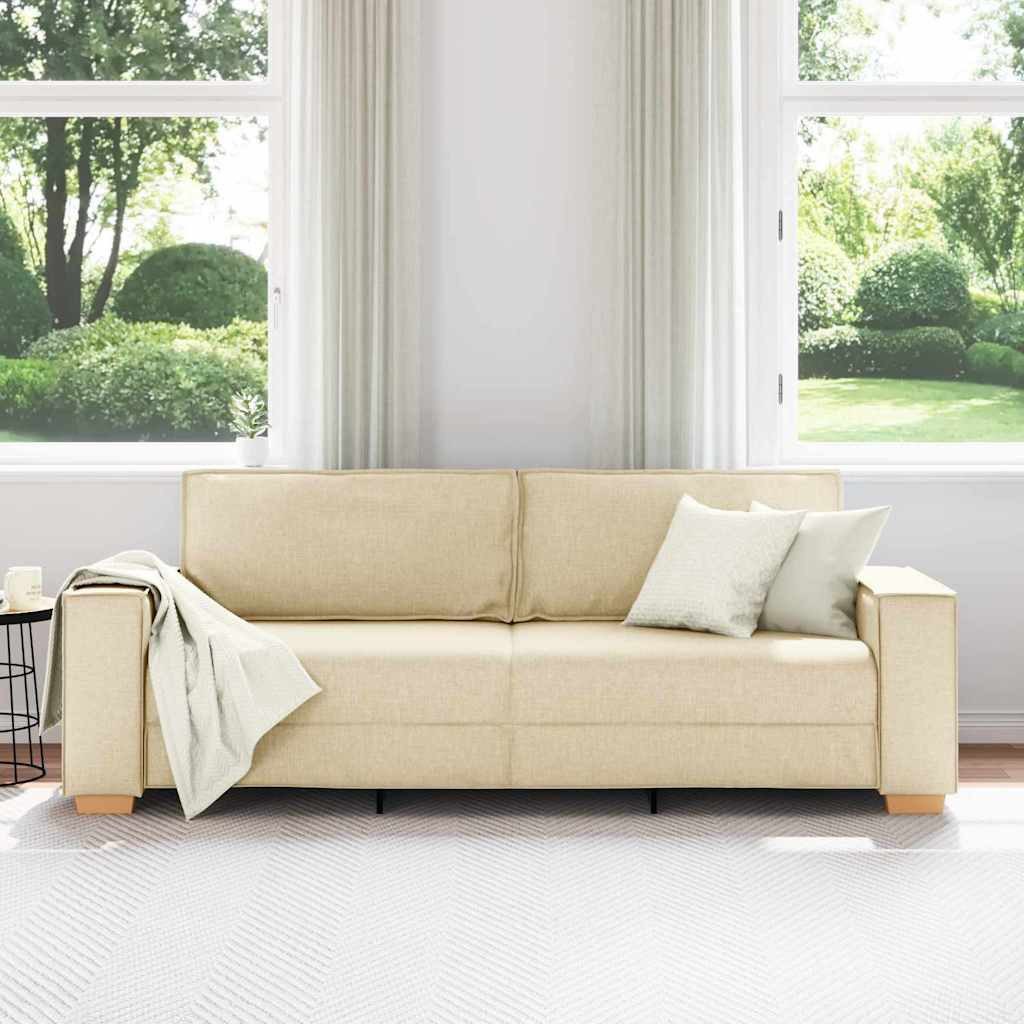 vidaXL Sofa 3-Sitzer Sofa mit Kissen günstig online kaufen