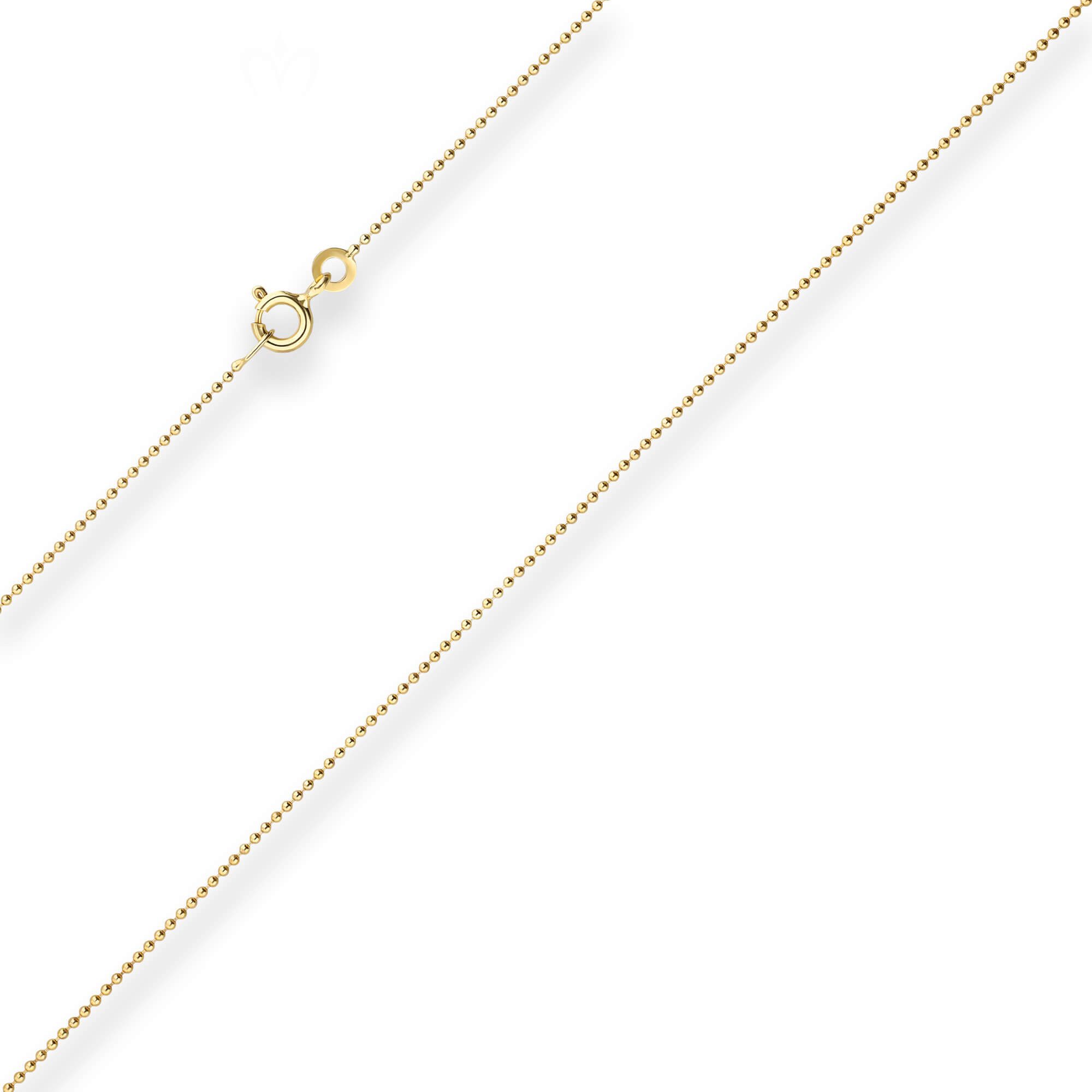 Schmuck Krone Goldkette 1mm Kugelkette aus günstig online kaufen
