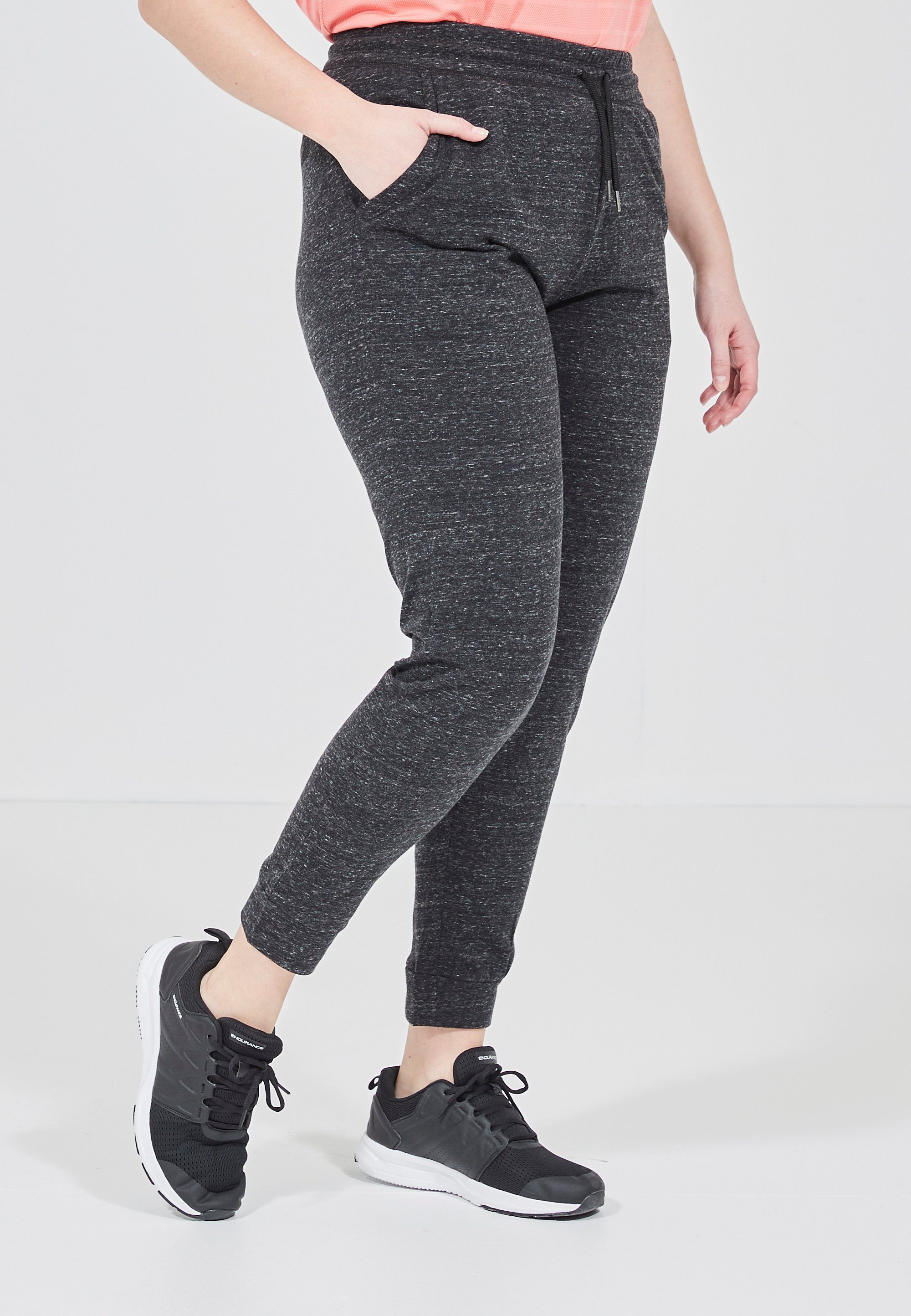 Q by Endurance Sweathose OLIVIA MELANGE mit Kordelzug