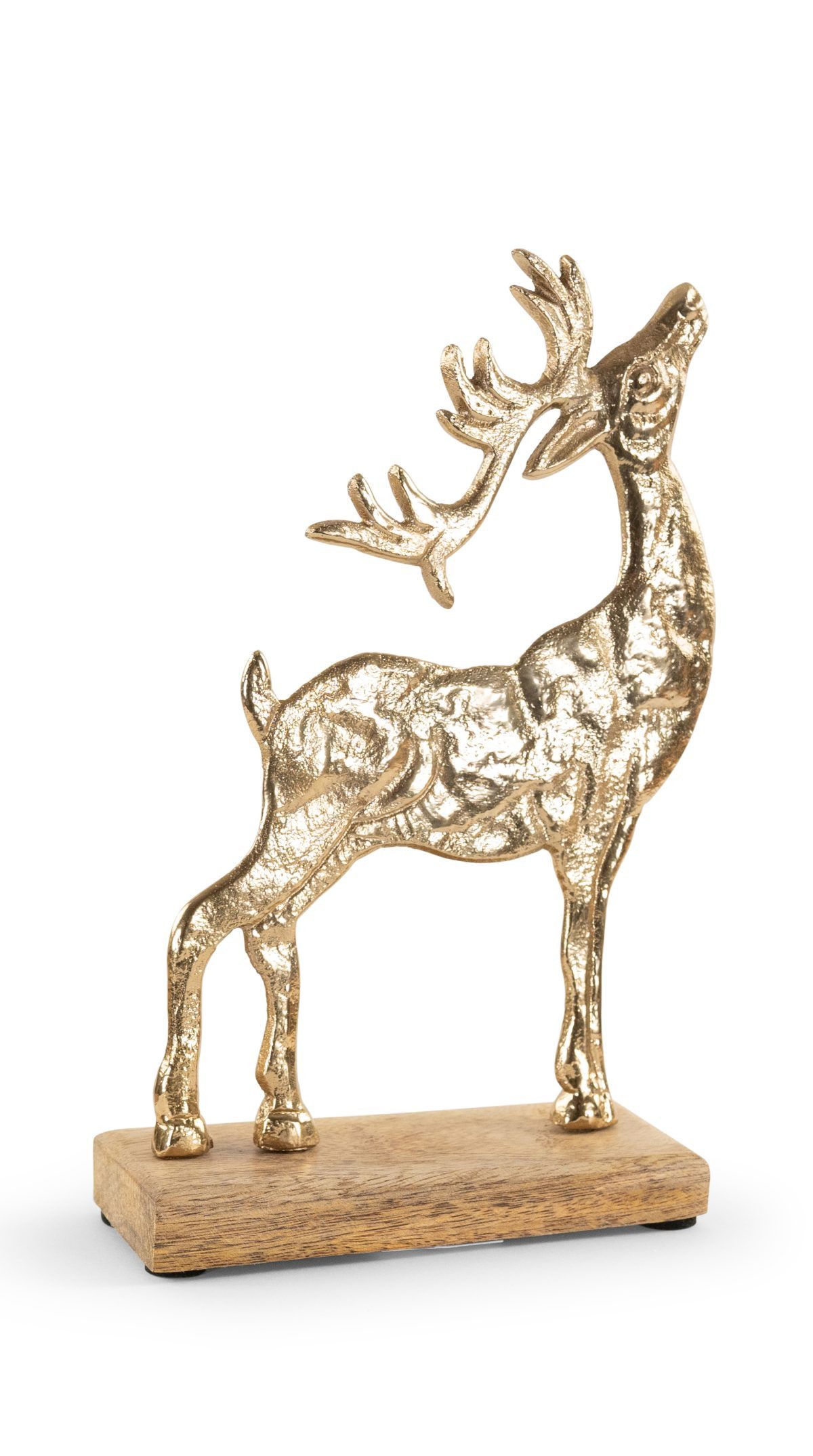 RIFFELMACHER & WEINBERGER Christbaumschmuck Deko Hirsch stehend, 14x21 cm, günstig online kaufen