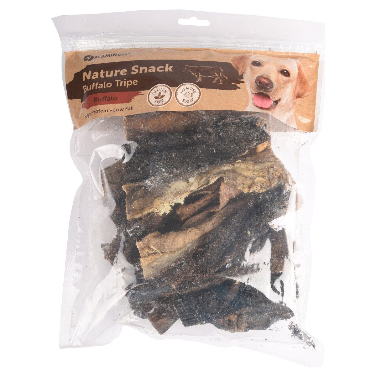 Flamingo Hundesnack Rinderpansen Natur, für: Hund