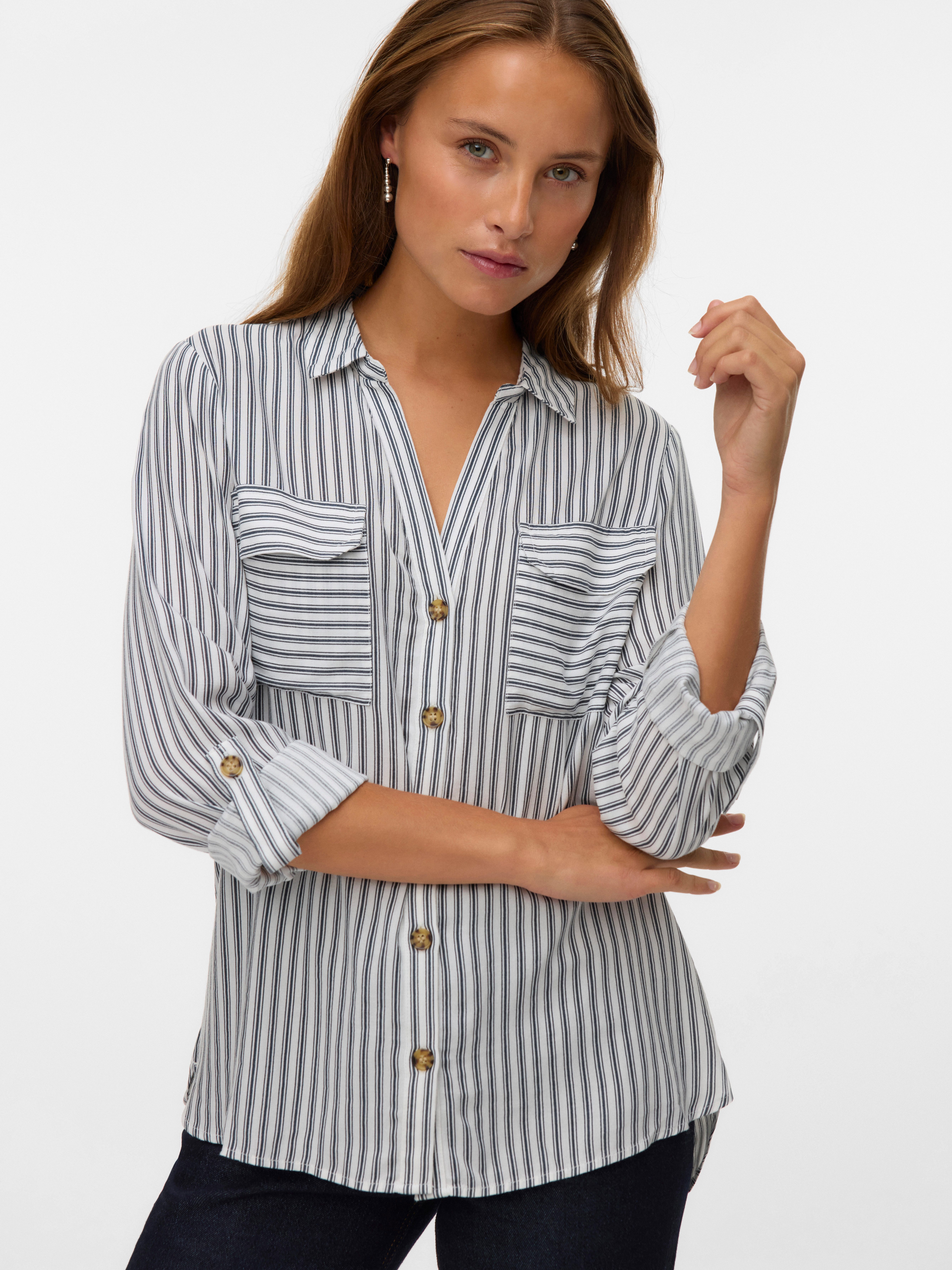 Vero Moda Hemdbluse VMBUMPY L/S SHIRT günstig online kaufen