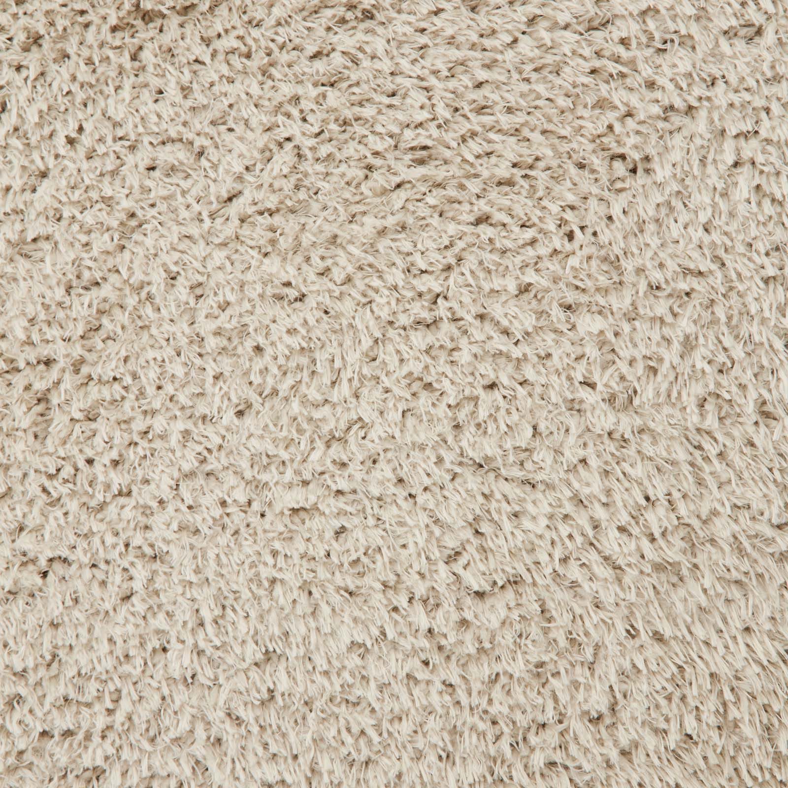 TaCa Home Flokati-Teppich Flokati Langflorteppich Shaggy Beige – Hochflor 52 mm, rund, Höhe: 52 mm, Wohnzimmer Schlafzimmer Esszimmer, beige - 160 x 160 cm