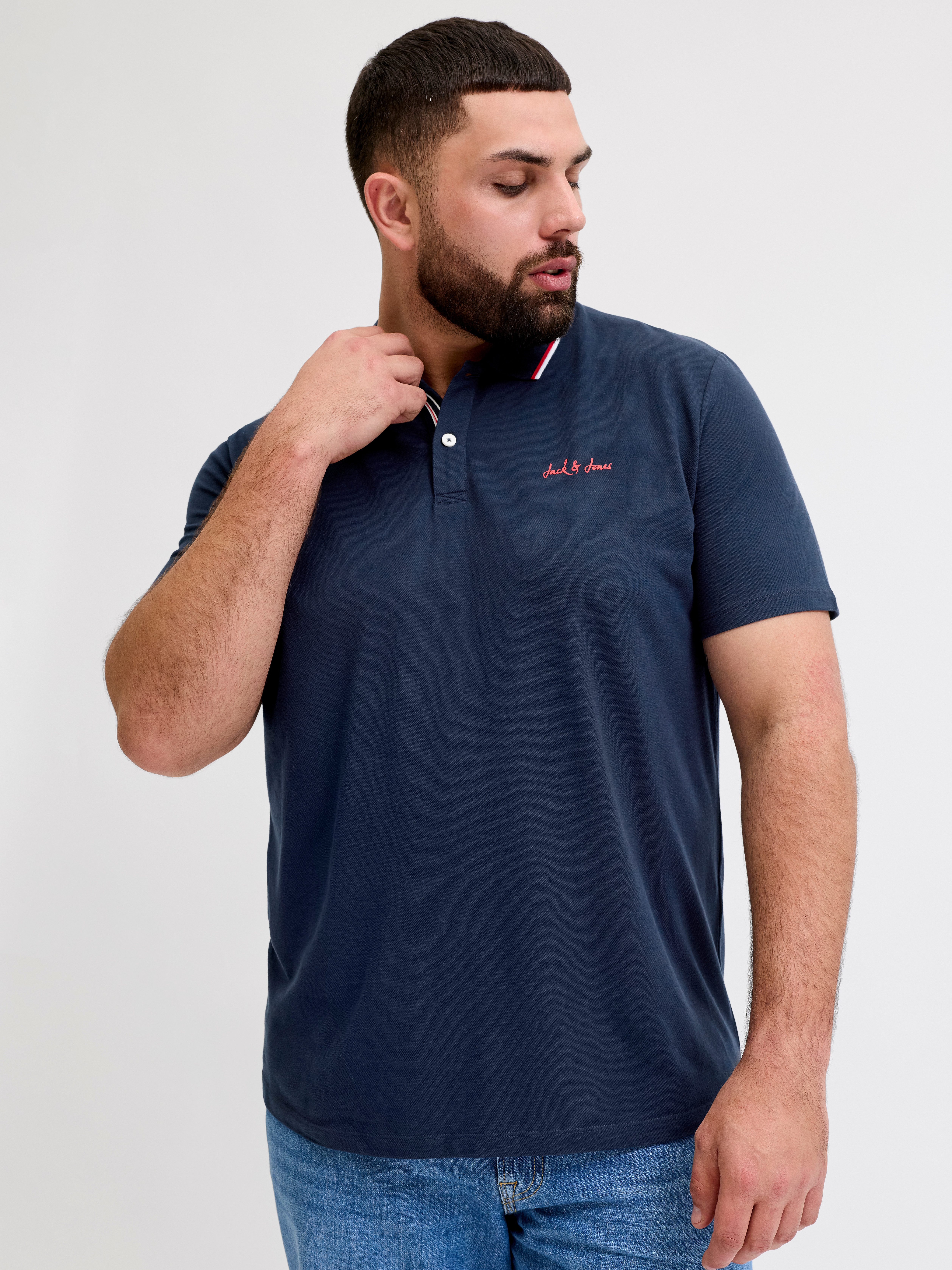 Jack & Jones PlusSize Poloshirt JJBLAZE POLO SS PLS günstig online kaufen