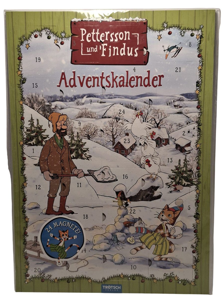 Trötsch Verlag Spielfigur TRÖTSCH 16951 Pettersson & Findus Magnet-Adventskalender mit Figuren