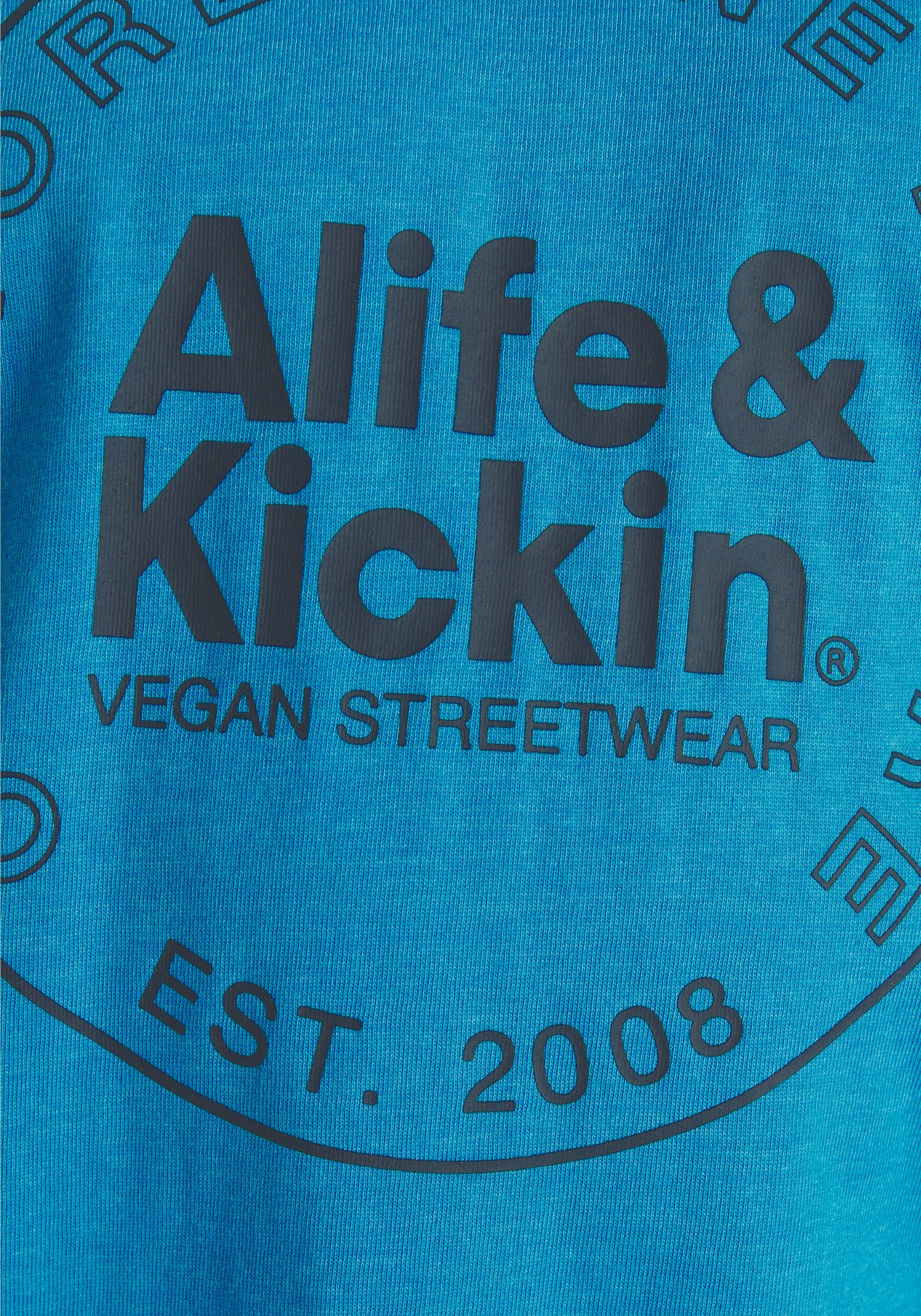 melierter T-Shirt Alife Qualität, in Logo-Print NEUE für MARKE! & Alife&Kickin Kickin Kids