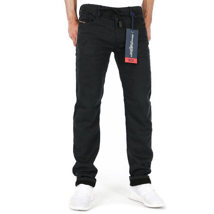 Diesel Straight-Jeans JoggJeans Stretch Schwarz - Waykee NE R468T