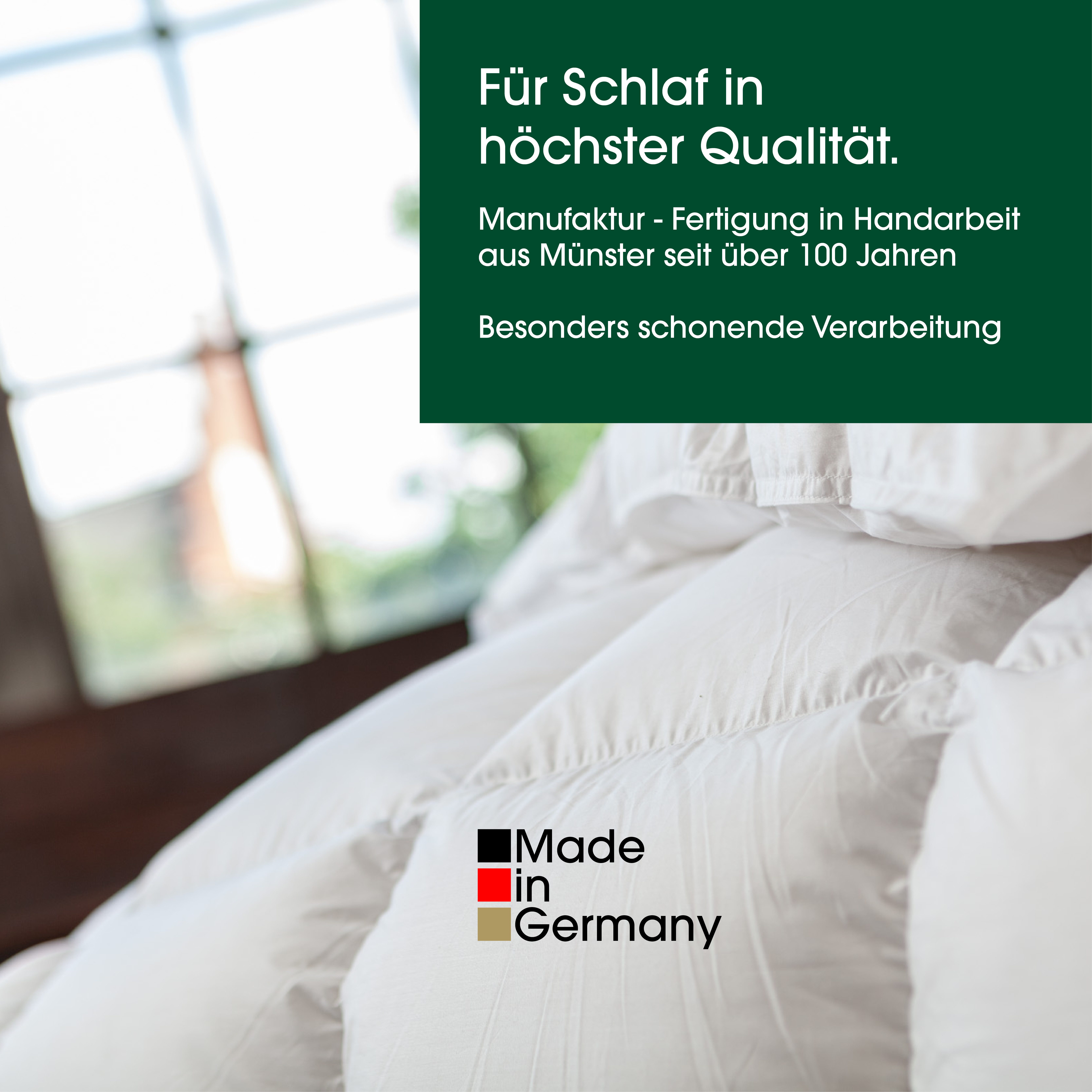 HANSKRUCHEN Daunenbettdecke Hanskruchen Daunendecke PREMIUM DE LUXE Leicht 135 x 200 cm, Bezug: 100% Baumwolle