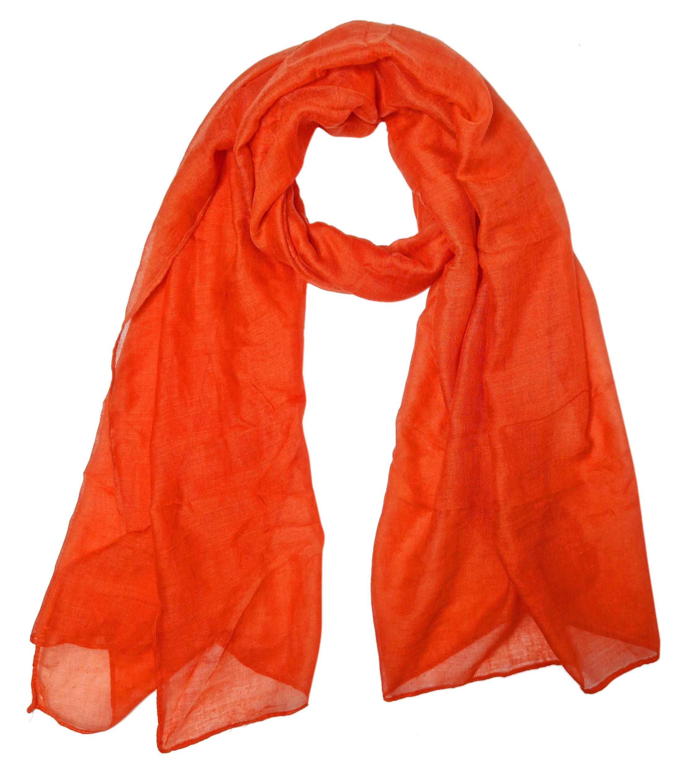 dy_mode Modeschal Damen Schal in Unifarben Leichtes Halstuch für Frühjahr & Sommer, in Unifarben, leicht transparent