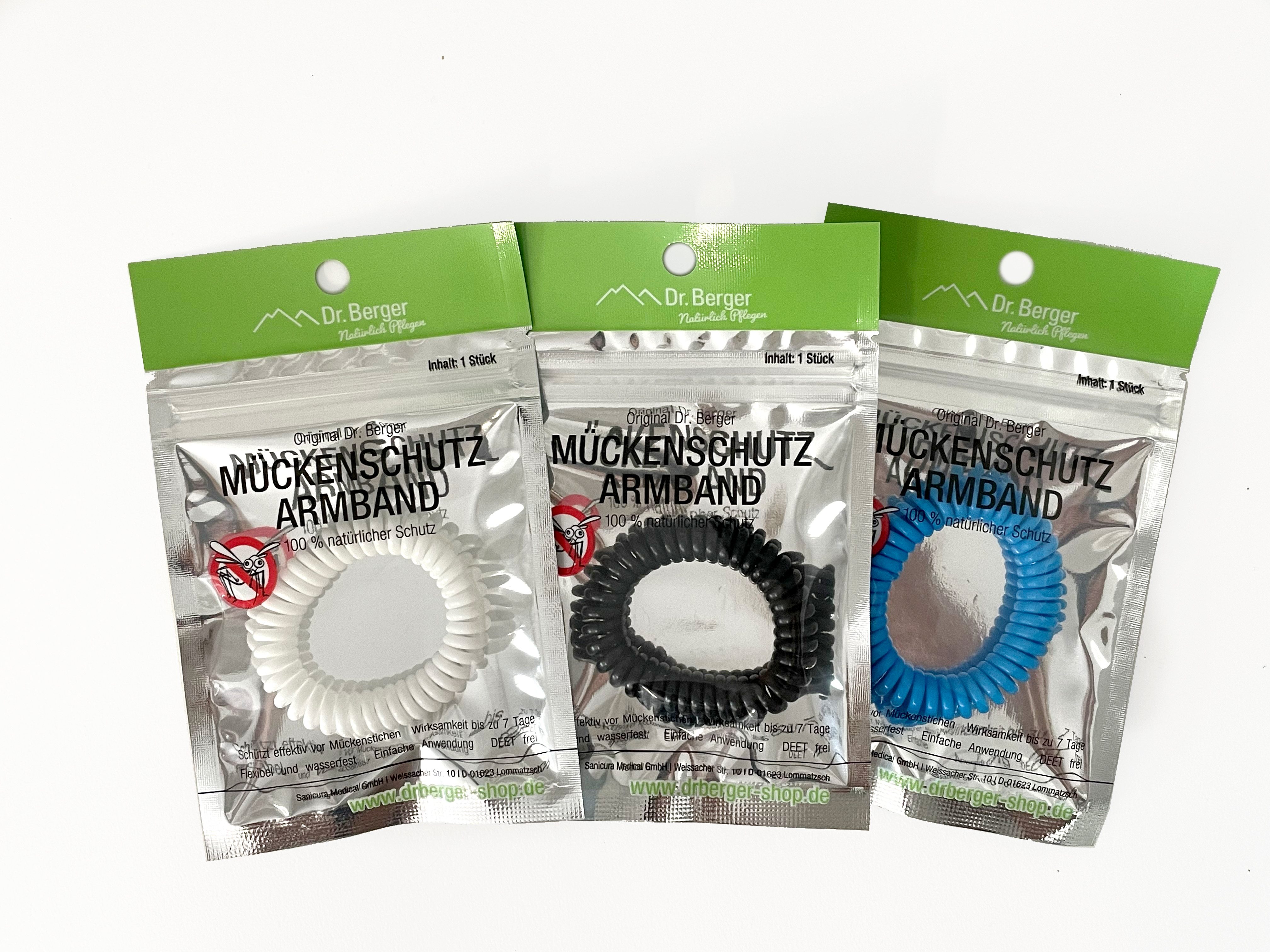 Dr. Berger Moskitonetz Original Dr. Berger Mückenarmband (5, 10, 5 St)