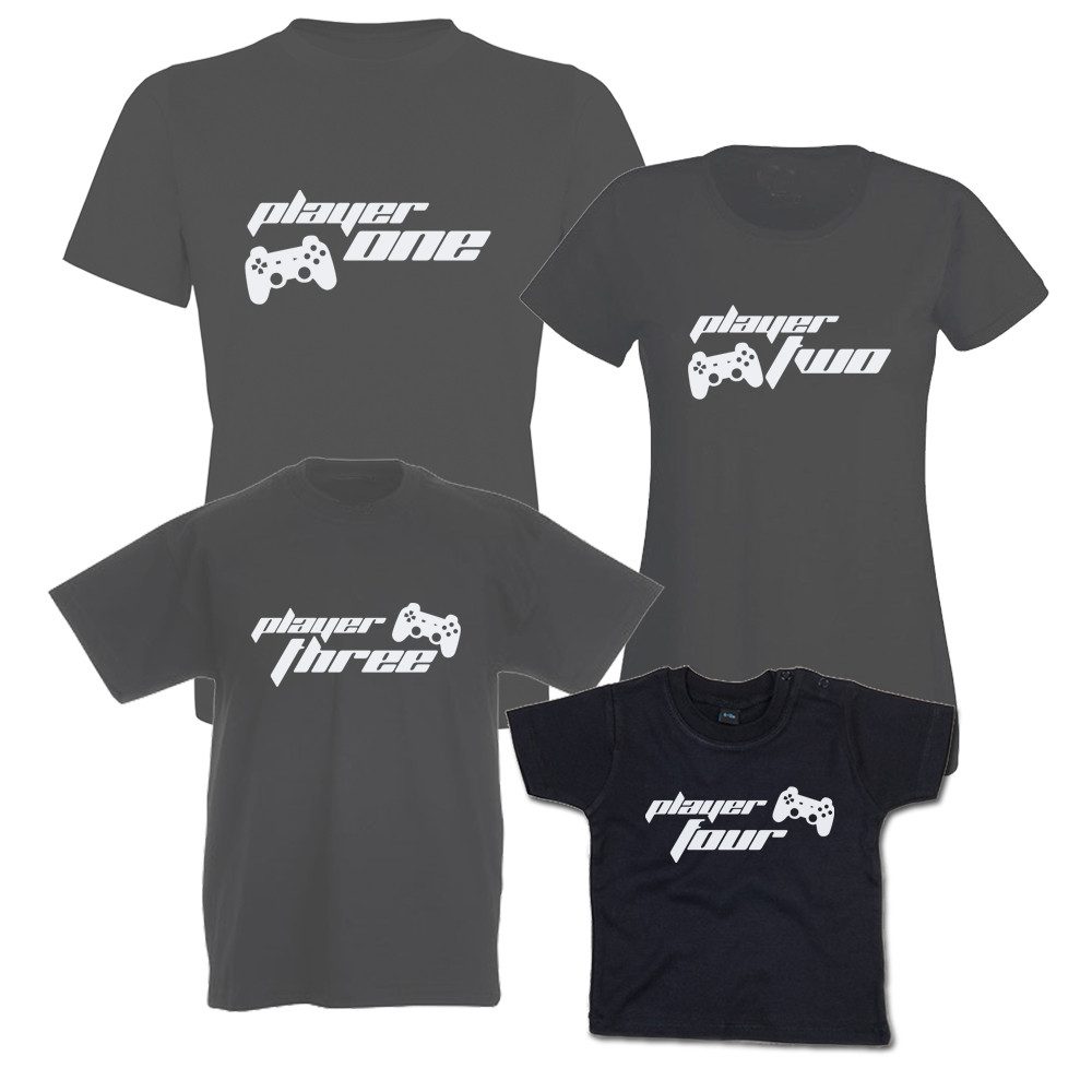 T-Shirt Player 1, 2, 3 & 4