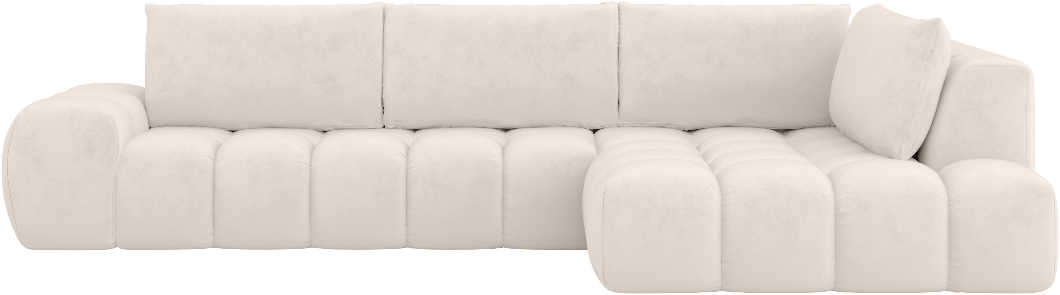 INOSIGN Ecksofa "AZITA Designsofa, elegant und bequem L-Form, Bubble-Optik" günstig online kaufen