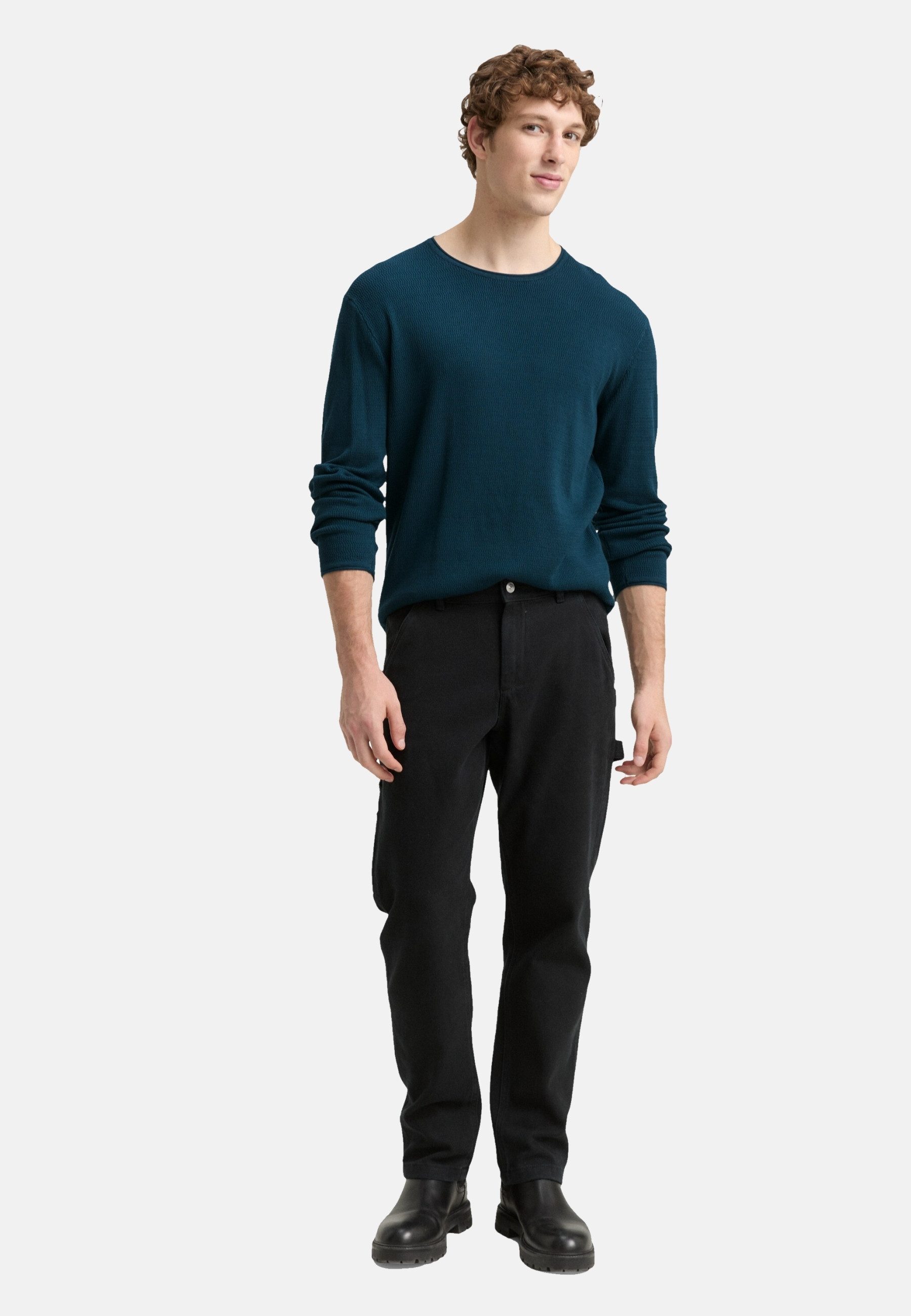 TOM TAILOR Strickpullover Pullover Strickpullover R-Neck (1-tlg) günstig online kaufen