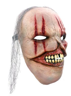 Ghoulish Productions Verkleidungsmaske Heftige Hasenscharte Maske, Monstermaske mit freiliegenden Zähnen und Kratzspuren
