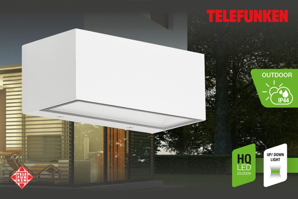 Telefunken LED Außen-Wandleuchte MONACO