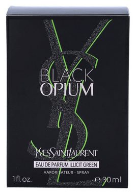 YVES SAINT LAURENT Eau de Parfum Yves Saint Laurent Black Opium Illicit Green Eau de Parfum 30 ml, 1-tlg.