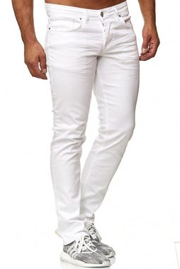 Elara Slim-fit-Jeans Elara Herren Jeans Slim Fit Hose Denim Stretch (1-tlg)