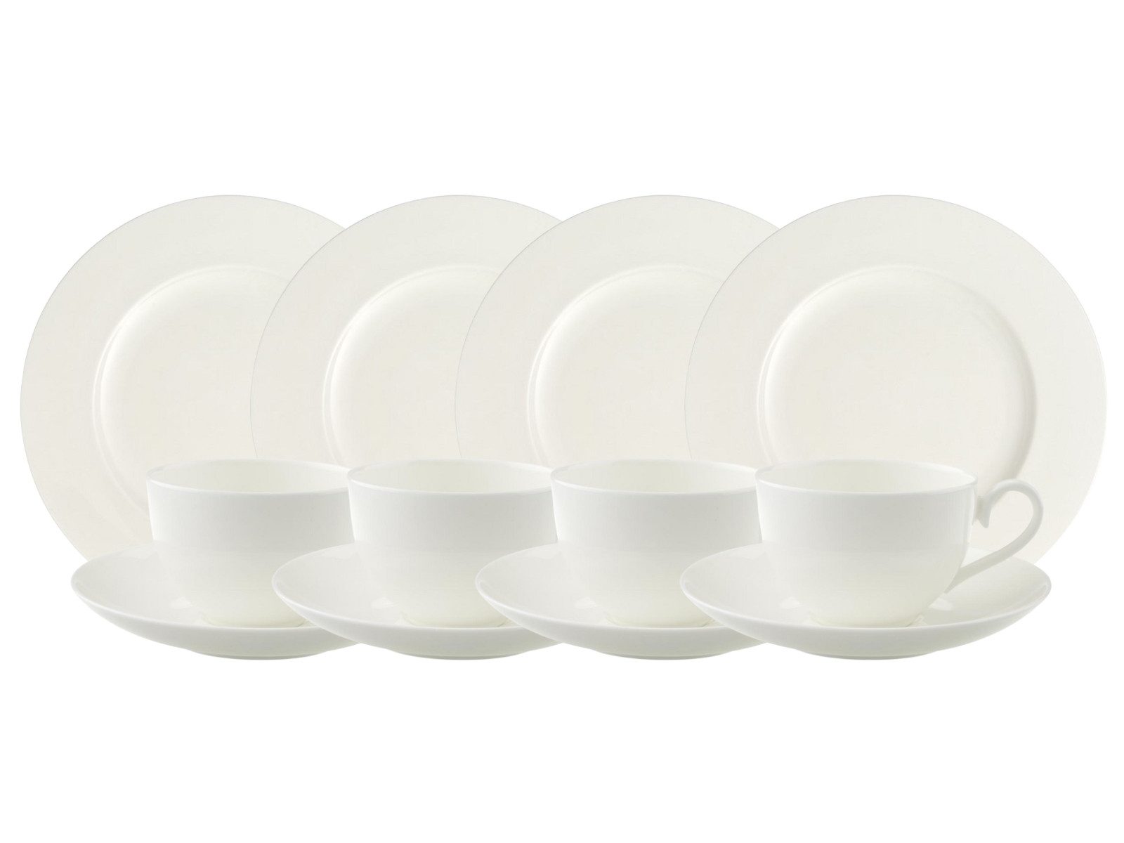Villeroy & Boch Kaffeeservice Royal Kaffeeset I 12tlg, Premium Bone Porcelain