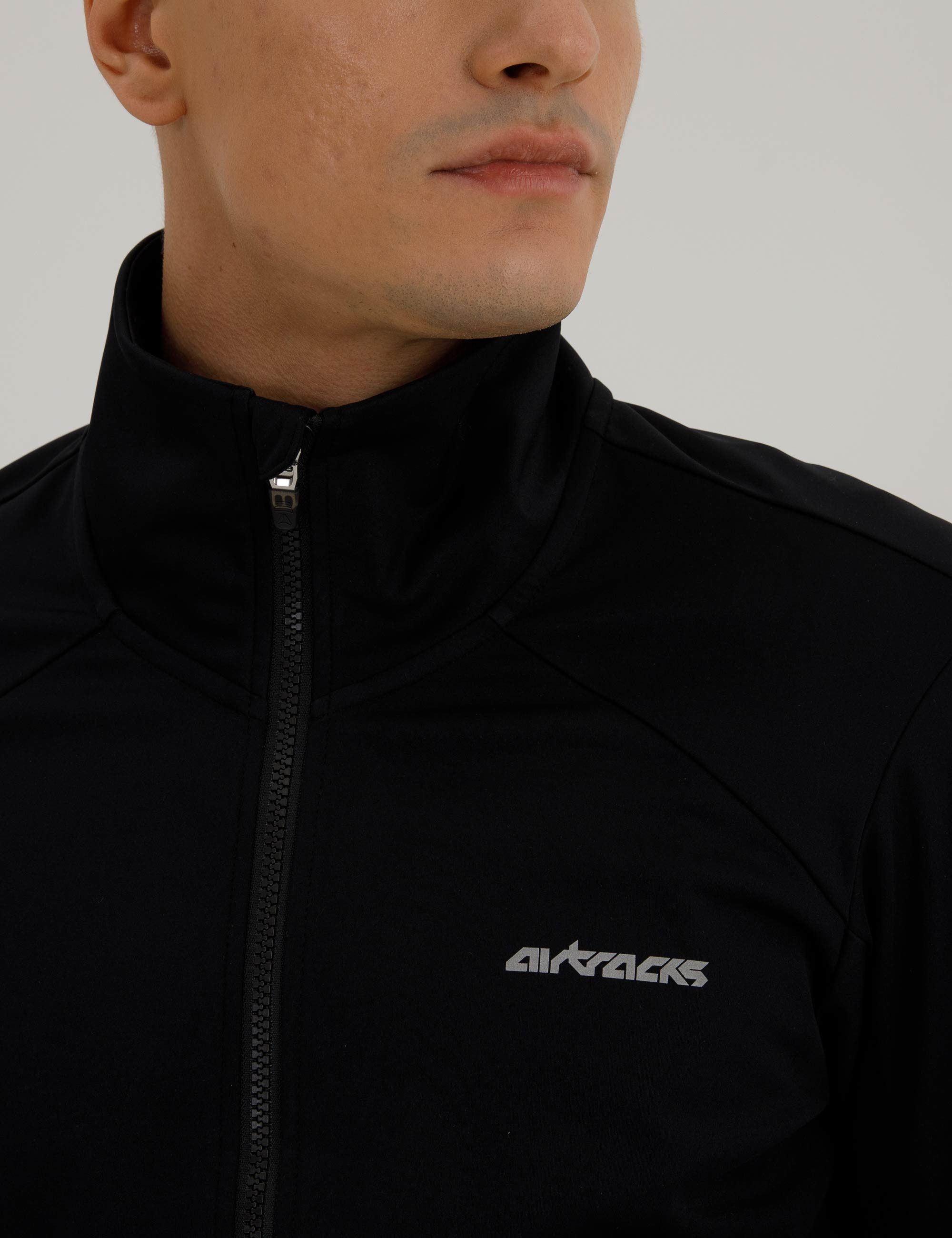 Airtracks Fahrradjacke Herren Winter Thermo Softshell Fahrradjacke Advance Line (Softshell - Wind und Wasserdicht, Funktions Jacke) für die kalte Jahreszeit Her – Bild 4 von 5