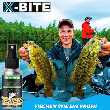 MAVURA Kunstköder X-BITE Köderspray Fisch Lockstoff Spray Angel Fischköder Lockmittel, Flüssiglockstoff, für alle Fischarten!