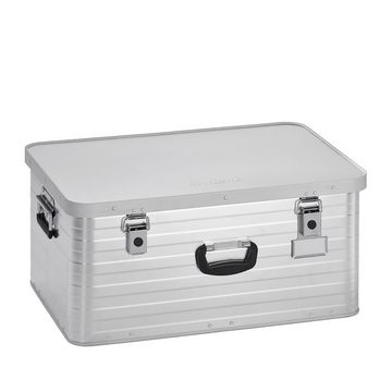 Enders® Aufbewahrungsbox Alubox 63 L + Alubox 80 L inkl. 2x Schloss-Set, Alukiste Transportbox Lagerbox Alukoffer Metallkiste Alubox