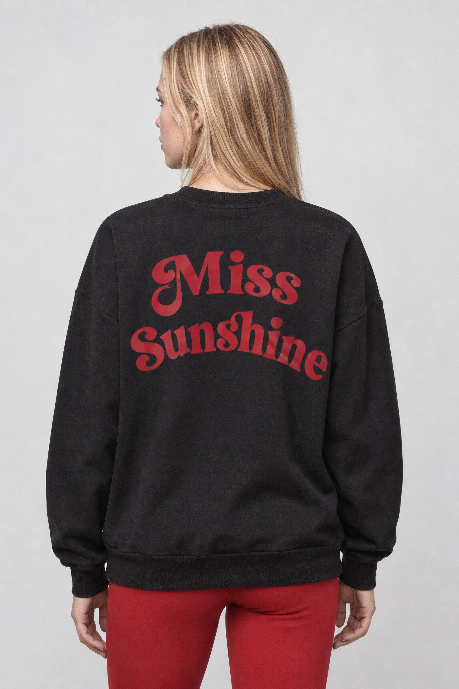 Alife & Kickin Sweatshirt Rückenprint Miss Sunshine, Relaxed Fit, gerippte Bündchen – Bild 4 von 5