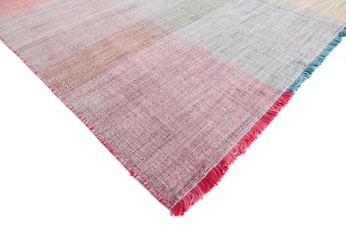Orientteppich Kelim Afghan Rainbow mm Handgewebter 245x302 Nain Höhe: 3 rechteckig, Trading, Orientteppich