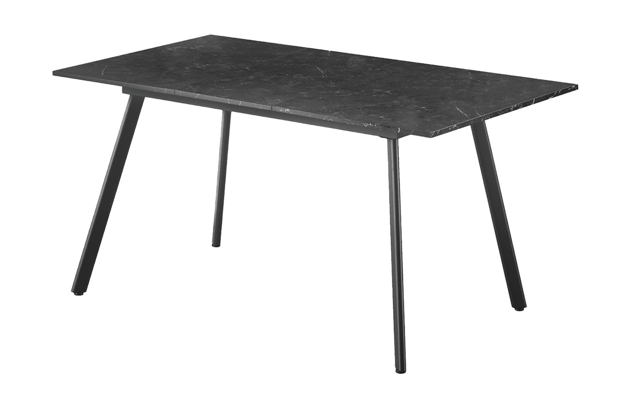 B&D home Esstisch Ausziehtisch MARA, Metallgestell oder Holzgestell, ausziehbar 120-160cm, 4-6 Personen