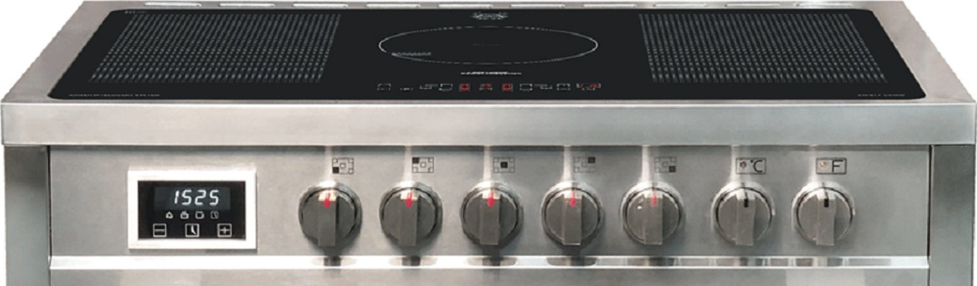 Kaiser Küchengeräte Induktions-Standherd XXL Elektro Standherd 90 cm Induktionskochfeld 115L Selbstreinigung HC 93691 IR, XXL Elektro Standherd 90 cm Induktionskochfeld 115L Selbstreinigung