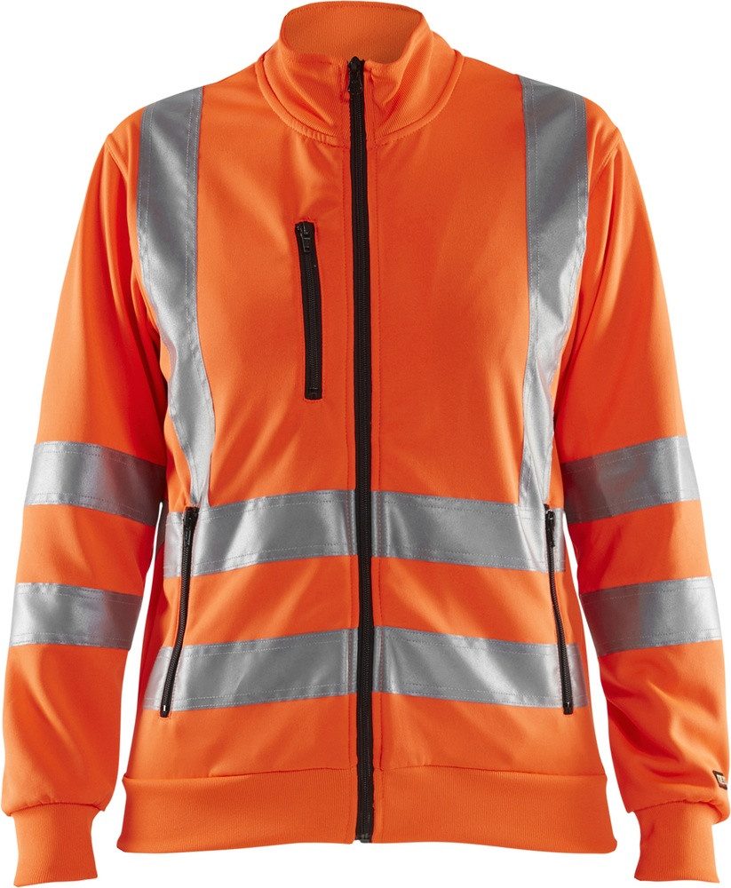 Blåkläder Warnschutz-Shirt Damen High Vis Sweatjacke