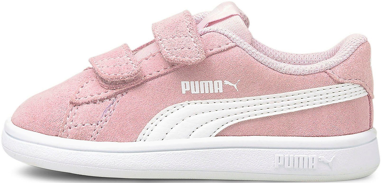 SD V INF PUMA Sneaker Klettverschluss PUMA SMASH mit rosa V2