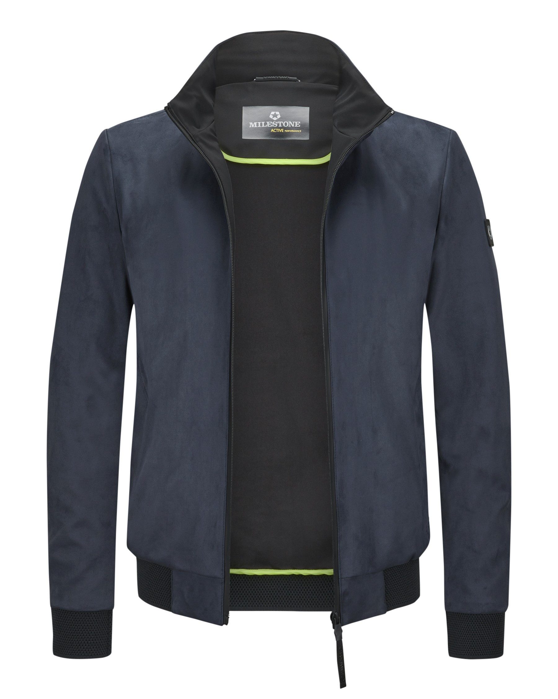 MILESTONE Blouson MSHarris aus hochwertigem Microvelours in Polyester-Stretch-Qualität