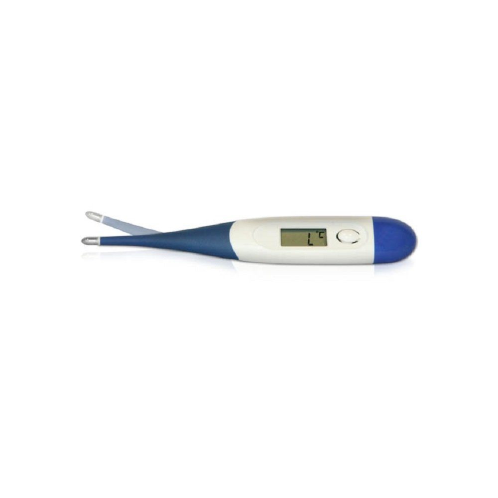 1-tlg., flexible LCD-Display, ab digital, Fieberthermometer Lorelli Thermometer Geburt Messspitze,