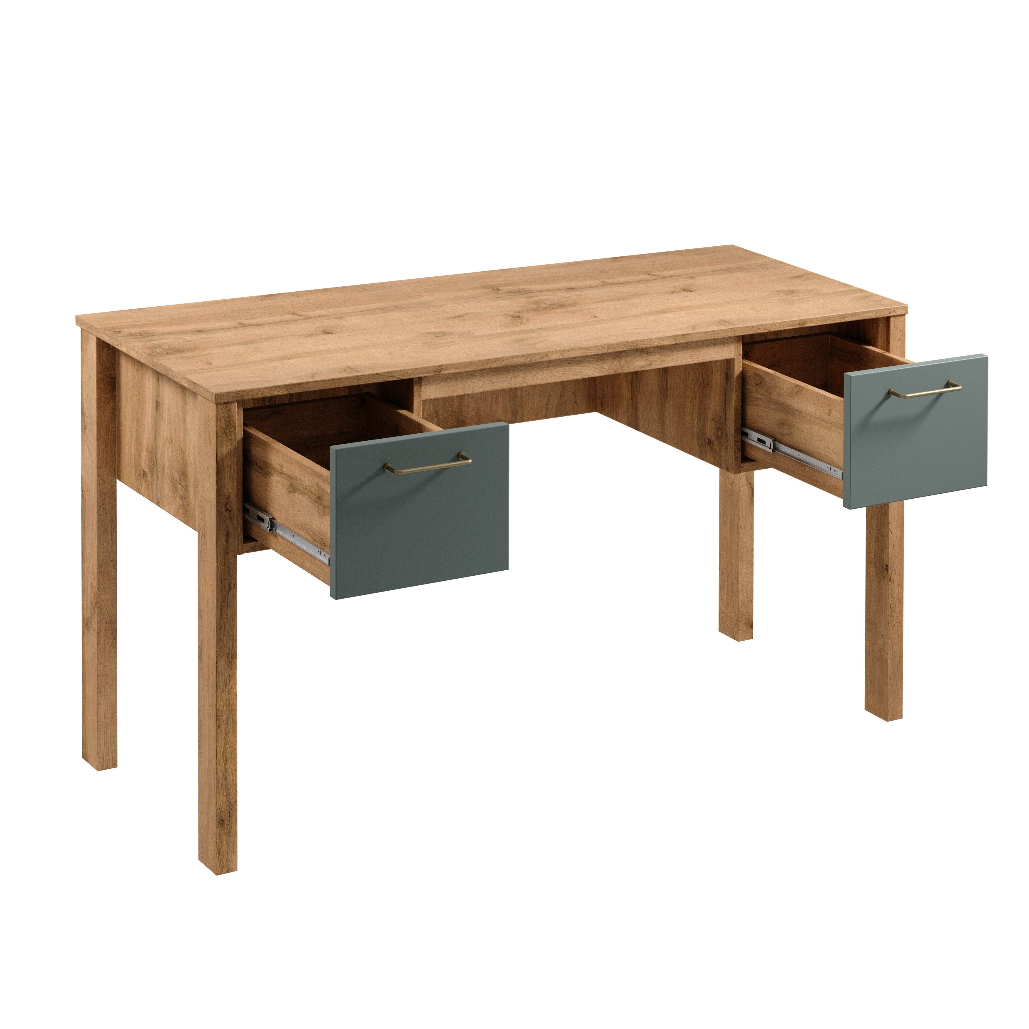 ROYAL24_MARKT Schreibtisch - Ihr kreativer Arbeitsplatz für Inspiration. (Schreibtisch, 1-St., Premium - Indigo), Modern – Fein – Exzellent.