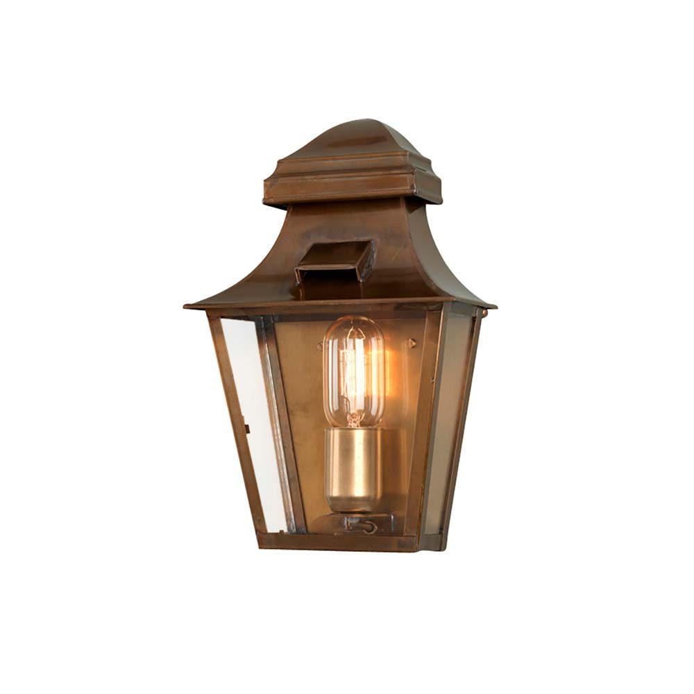 etc-shop Außen-Wandleuchte, Leuchtmittel nicht inklusive, Außenleuchte  Wandlampe Gartenlampe Antik-Messing Außenwandlampe IP44 H