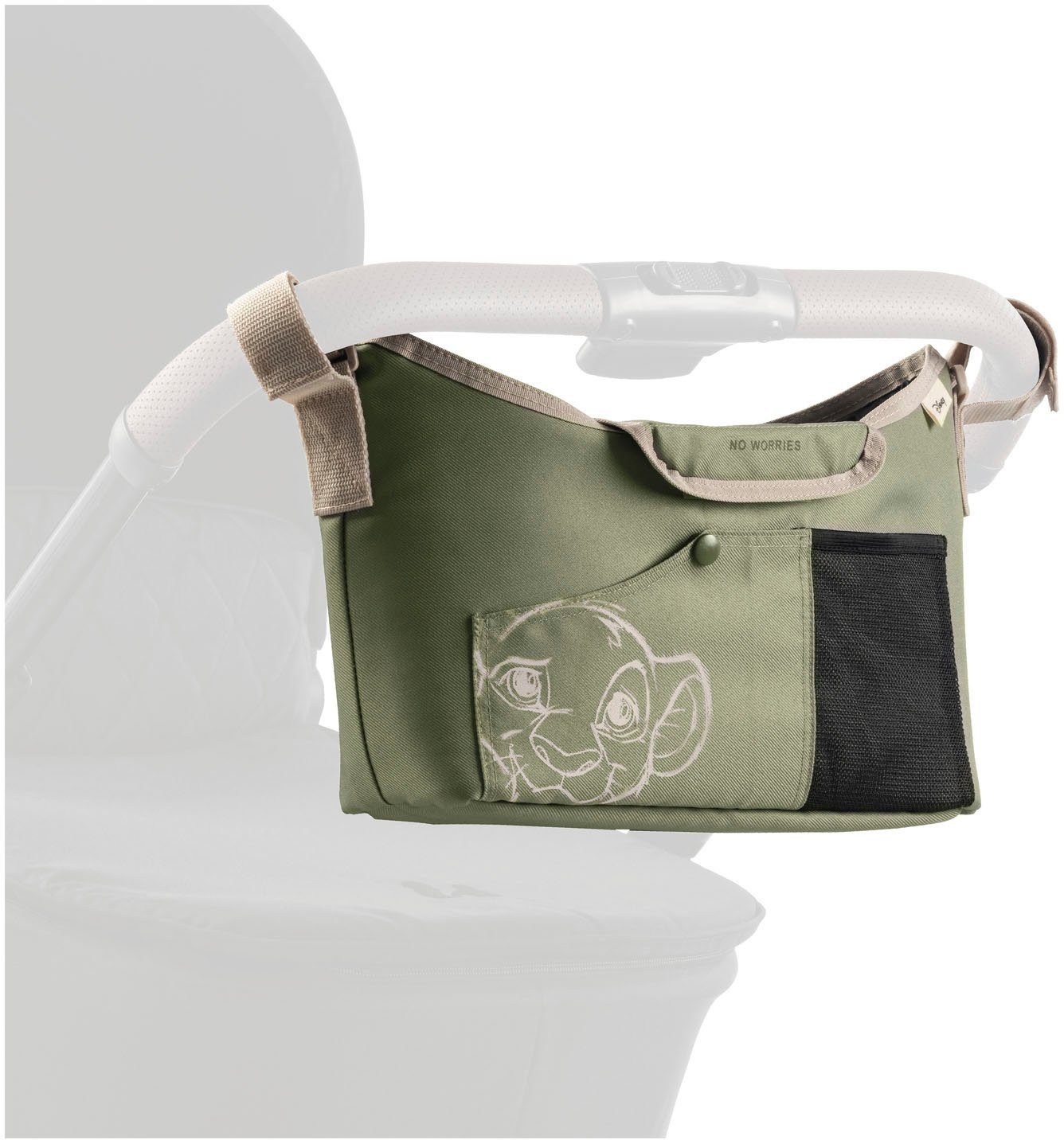 Kinderwagen-Tasche Pushchair Hauck Bag, Olive Simba