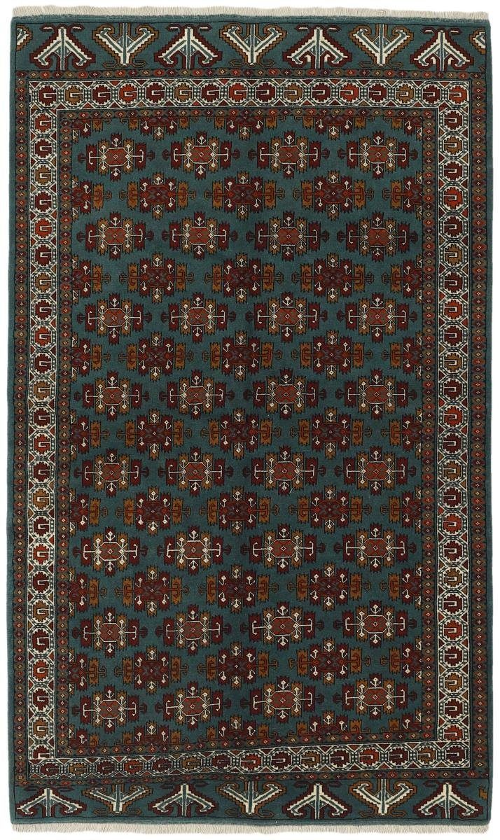 Orientteppich Turkaman 155x251 Handgeknüpfter Orientteppich / Perserteppich, Nain Trading, rechteckig, Höhe: 6 mm