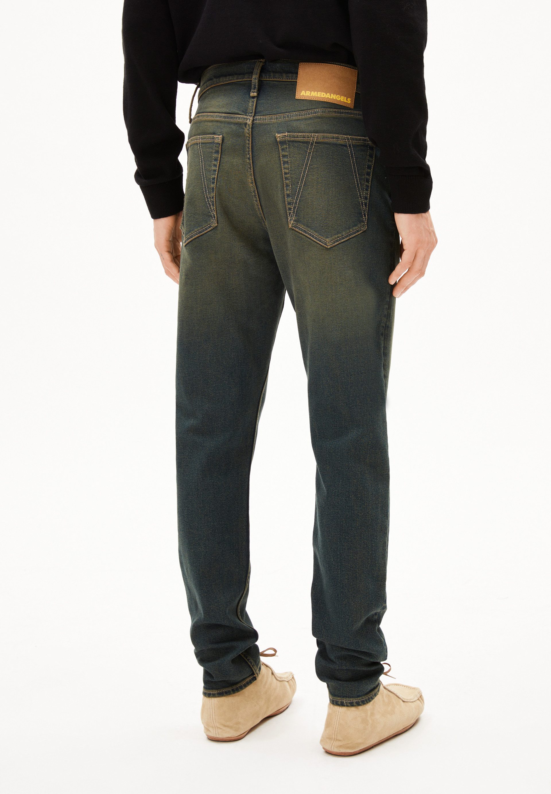 Armedangels Tapered-fit-Jeans AARJO TARPA (Comfort-Stretch, Regular Fit) Mid waist