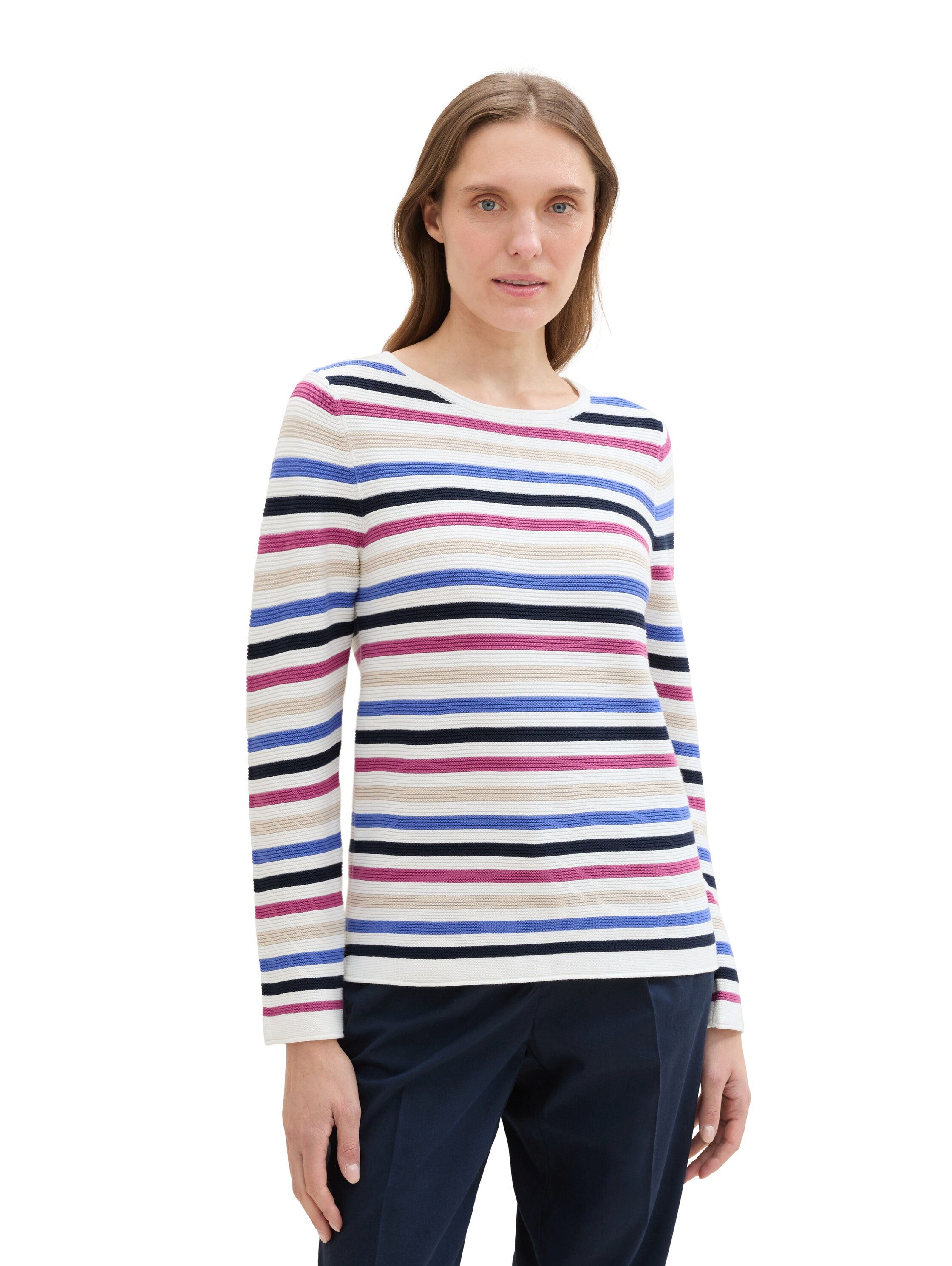 TOM TAILOR Strickpullover mit Struktur-Muster günstig online kaufen