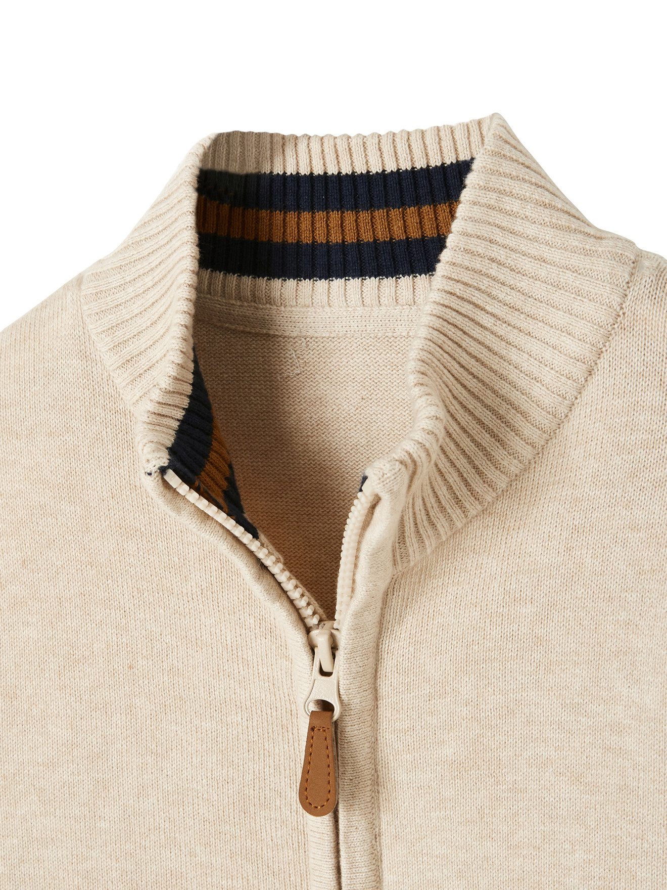 vertbaudet Cardigan Jungen Cardigan, Stehkragen