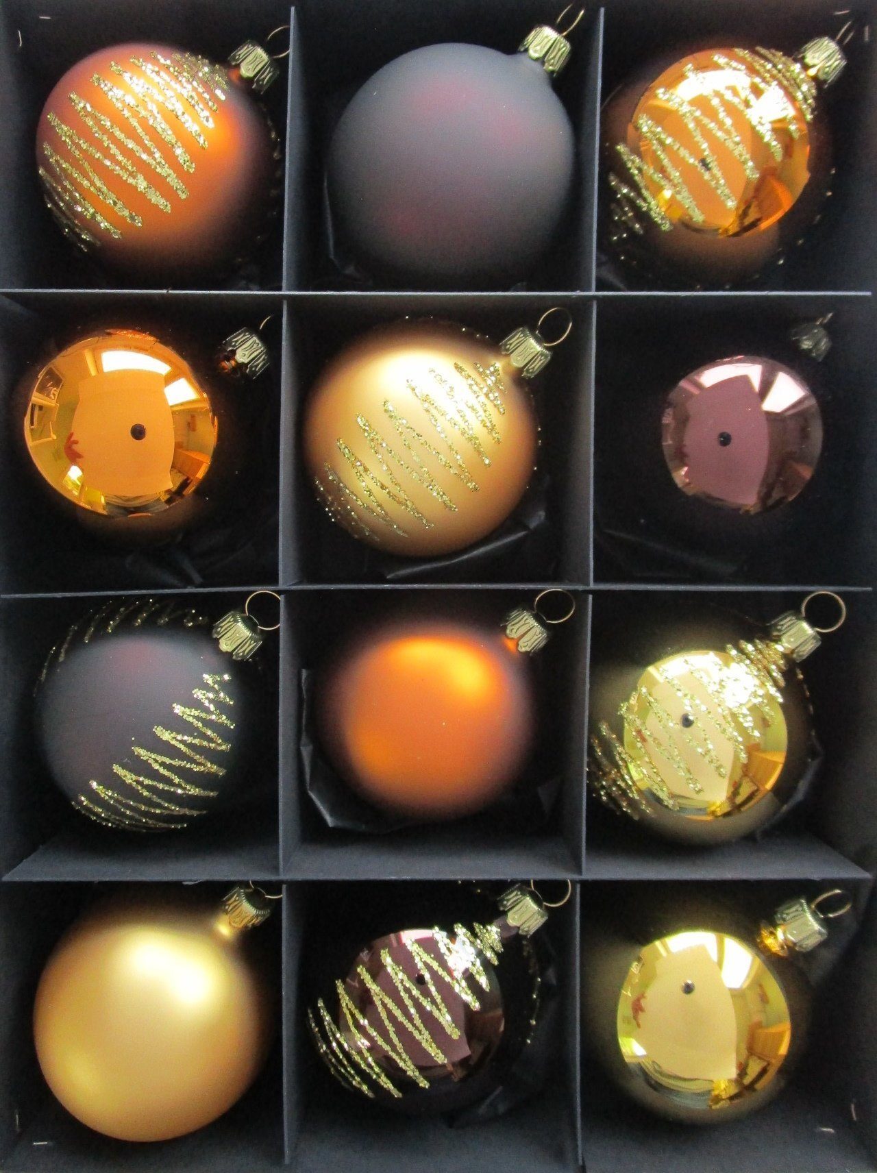 Nostalgie Christbaumschmuck Thüringen Christbaumschmuck Christbaumkugeln Mix EXCLUSIV Spirale, MADE IN GERMANY