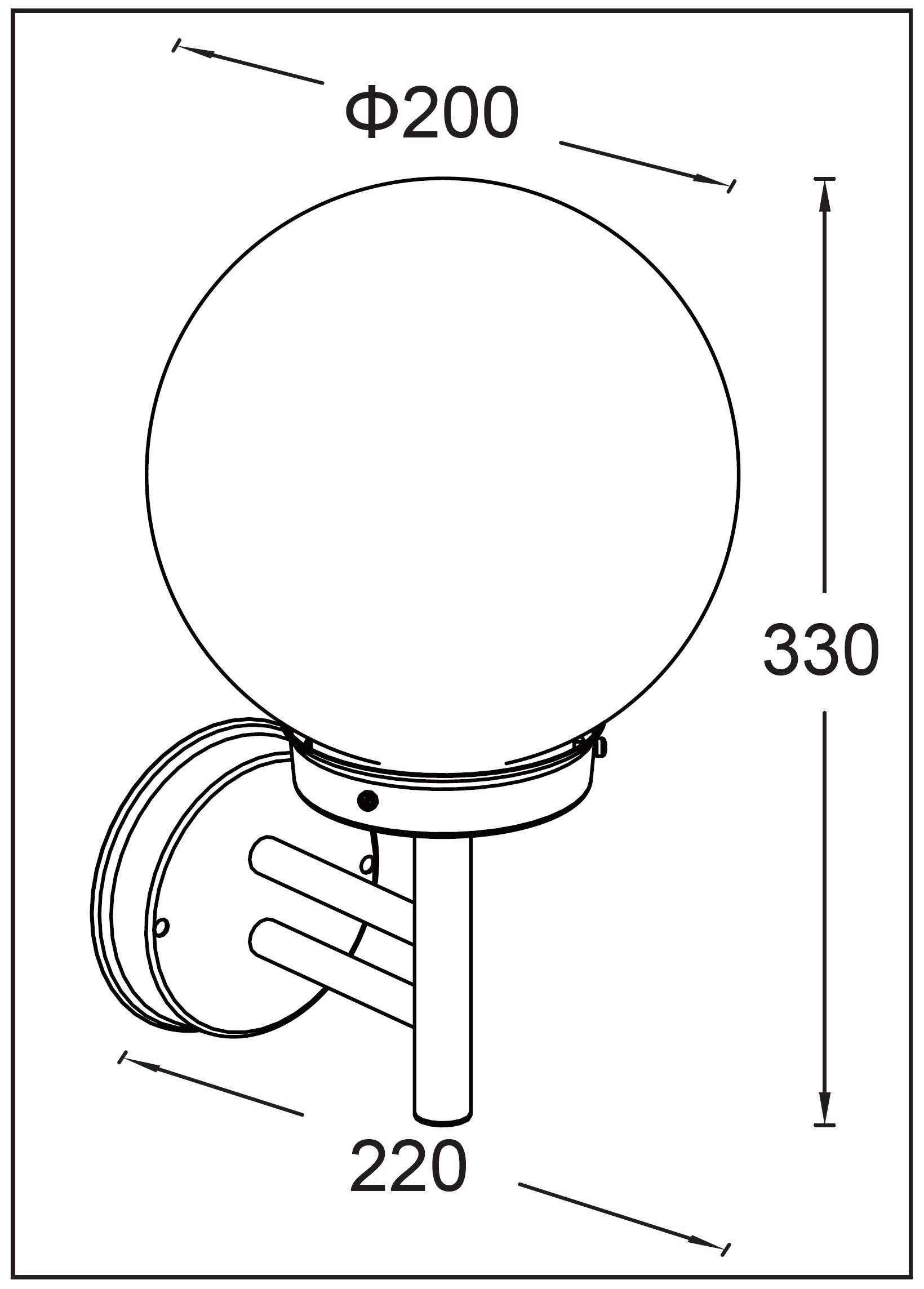 TRANGO LED Außen-Wandleuchte, 8004L IP44 Außenlampe günstig online kaufen