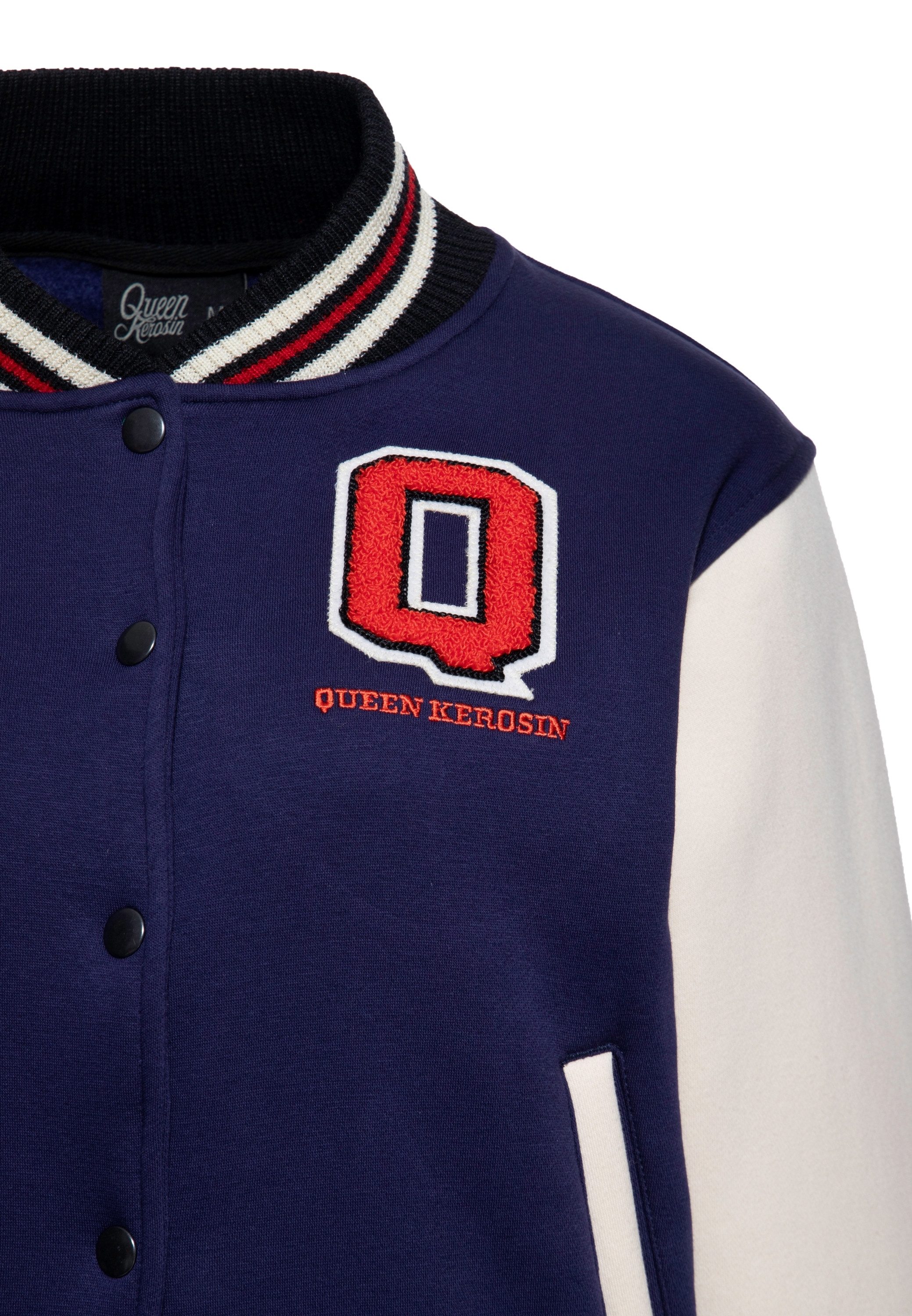 QueenKerosin Collegejacke Q (1-St) im Vintage-Stil