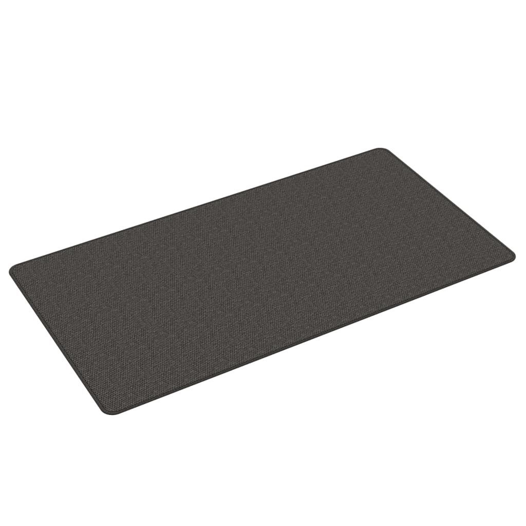 vidaXL Teppich Teppichläufer Sisal-Optik Anthrazit 80x150 günstig online kaufen