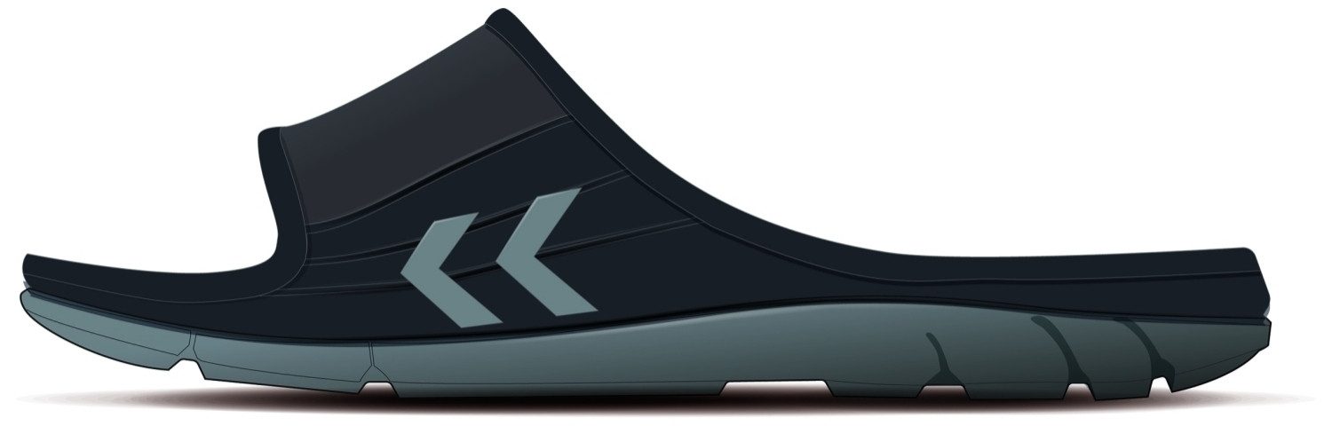 Jensen Sandale Badelatsche Black Badesandale